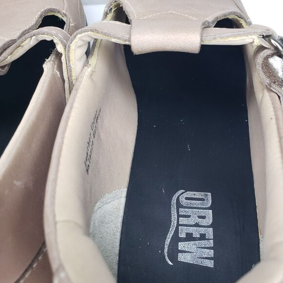 Drew Shoes Womens Size 9 T-Strap Mary Jane Tan Leather Orthopedic Comfort Shoes - Picture 8 of 13